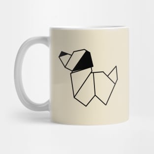 Origami Dog Mug